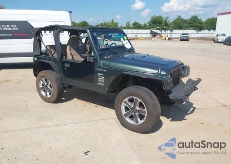 2002 Jeep Wrangler Sport из США, поврежденный, VIN 1J4FA49S52P760173